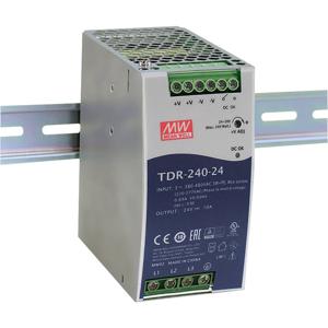 Mean Well TDR-240-24 DIN-rail netvoeding 24 V/DC 10 A 240 W Aantal uitgangen: 1 x Inhoud: 1 stuk(s)