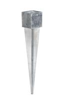Paalhouder met punt 12,1x12,1x90 cm Tuindeco - Tuindeco