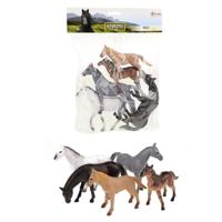 Toi-Toys Toi toys paarden 5 stuks in zak