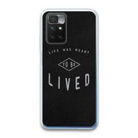 To be lived: Xiaomi Redmi 10 Transparant Hoesje