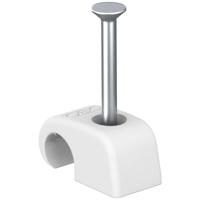 OBO Bettermann 2228422 Nagelklem Zuiver wit 100 stuk(s)