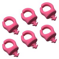 SPRIG Cable Opening 9 mm 1/4”-20, Pink, 6-Pack - thumbnail