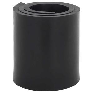 VidaXL Rubberen rand voor sneeuwploeg 80x15x1 cm zwart