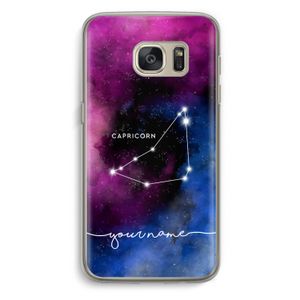 Sterrenbeeld - Donker: Samsung Galaxy S7 Transparant Hoesje