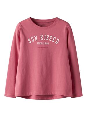 Name it winter shirt meisjes - roze - NkfViolet - loose fit