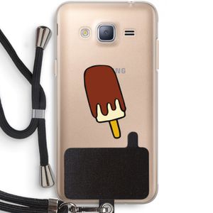 Frisco: Samsung Galaxy J3 (2016) Transparant Hoesje met koord