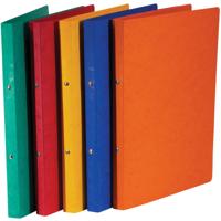 Bronyl ringmap, voor ft A4, uit glanskarton, 2 ringen van 16 mm, geassorteerde kleuren