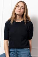 Studio Anneloes Lana Ssl Solid Pullover 91530 6900 Dark Blue