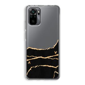Gouden marmer: Xiaomi Redmi Note 10 Pro Transparant Hoesje