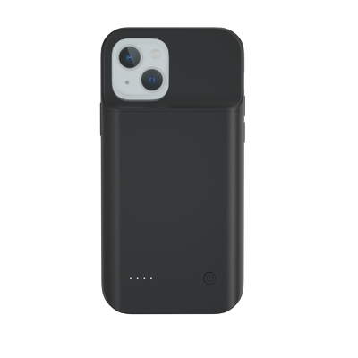 Lunso - Battery Power Case hoes - iPhone 13 Mini - 6800 mAh - Zwart
