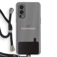 kwetsbaar: OnePlus Nord 2 5G Transparant Hoesje met koord