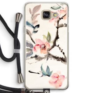 Japanse bloemen: Samsung Galaxy A5 (2016) Transparant Hoesje met koord
