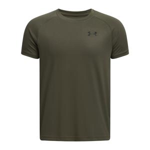 Under Armour Tech 2.0 Trainingsshirt Kids Donkergroen Zwart