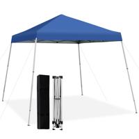 3 x 3 m Vouwpaviljoen Pop-Up Tuinpaviljoen Paviljoen Opvouwbaar UV-Bescherming 50+ voor Strand Camping Markt Met Draagtas(Blauw)