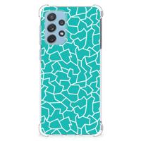 Samsung Galaxy A73 Back Cover Cracks Blue
