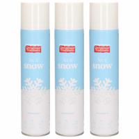 Sneeuwspray - 3x - bus 300 ml - spuitsneeuw - kunstsneeuw - nepsneeuw
