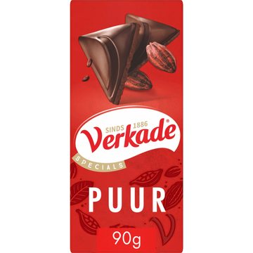 Verkade Reep Puur 90 g bij Jumbo