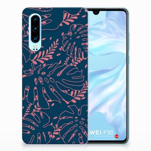 Huawei P30 TPU Case Palm Leaves