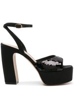 Roberto Festa Stex 120mm sequined sandals - BLACK - thumbnail