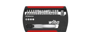 Wiha Bitset XLSelector Standard 25 mm assorti 18-delig met bitratel 1/4" C6,3 - 36951 - 36951