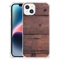 Apple iPhone 14 Plus Stevig Telefoonhoesje Old Wood - thumbnail