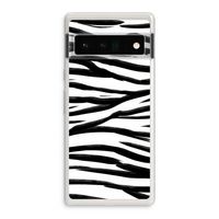 Zebra pattern: Google Pixel 6 Pro Transparant Hoesje