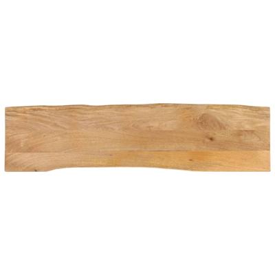 Tafelblad met natuurlijke rand 160x40x2,5 cm massief mangohout