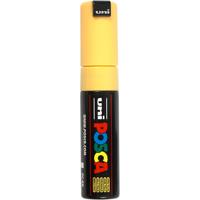 Uni-Posca Posca marker, afm pc-8k, lijndikte 8 mm, breed, straw yellow, 1 stuk