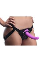 Navigator Silicone G-Spot Dildo with Harness - thumbnail