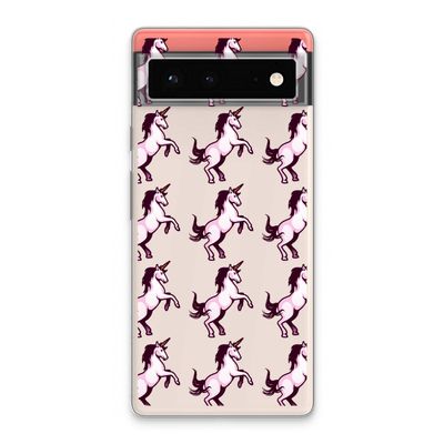 Musketon Unicorn: Google Pixel 6 Transparant Hoesje