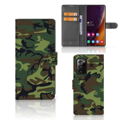 Samsung Galaxy Note20 Ultra | Telefoon Hoesje | Army Dark