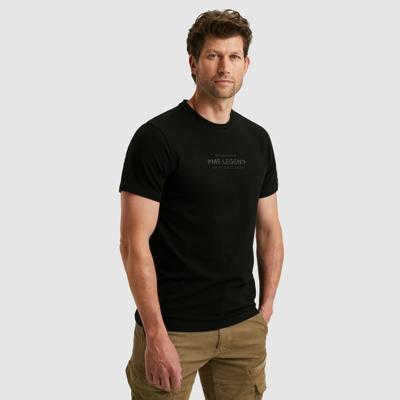 Pme Legend Cotton Elastan Jersey Ptss2510584 Print T-shirts 999 Black