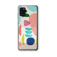 Bold Rounded Shapes: Samsung Galaxy A31 Transparant Hoesje