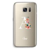 Pink Bouquet: Samsung Galaxy S7 Transparant Hoesje - thumbnail