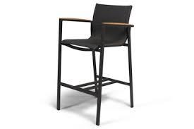 Foxx Barstoel Teak Charcoal - Tierra outdoor