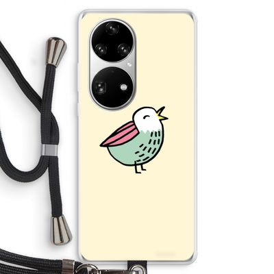 Birdy: Huawei P50 Pro Transparant Hoesje met koord