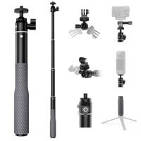 Telesin selfie stick 65cm waterdicht met balhoofd van aluminium