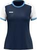 JAKO 4270D Shirt Dynamic Km Dames - Marine/Wit/Hemelsblauw - S (34/36)