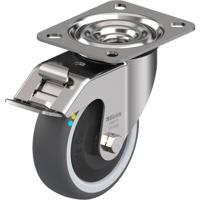 Blickle LEX-PATH 100KFD-FI-ELS Zwenkwiel met rem Wieldiameter: 100 mm Draagvermogen (max.): 130 kg 1 stuk(s)