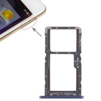 SIM-kaart lade + SIM-kaart lade/micro SD-kaart lade voor Xiaomi Pocophone F1 (blauw)