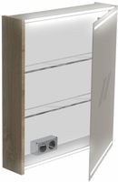 Thebalux Deluxe Spiegelkast rechtsdraaiend 70x60x13,5 cm Natural Oak