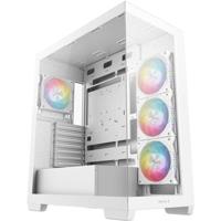 Behuizing zonder voeding - DEEPCOOL CG580 4F - Mid-tower - E-ATX-formaat - Wit