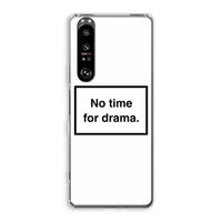 No drama: Sony Xperia 1 III Transparant Hoesje