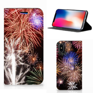 Apple iPhone X | Xs Hippe Standcase Vuurwerk