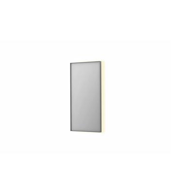 Spiegel INK SP32 50x4x100 cm Incl. Indirect LED-Verlichting Rondom en Spiegelverwarming Geborsteld RVS