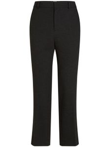 Karl Lagerfeld pantalon Punto à coupe droite - Noir