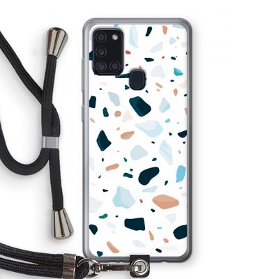 Terrazzo N°13: Samsung Galaxy A21s Transparant Hoesje met koord