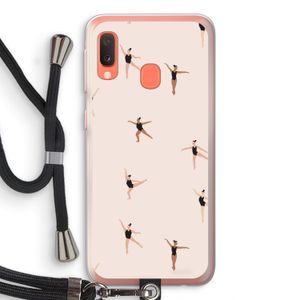 Dancing #1: Samsung Galaxy A20e Transparant Hoesje met koord