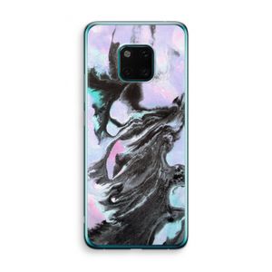 Pastel zwart: Huawei Mate 20 Pro Transparant Hoesje