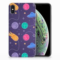 Apple iPhone Xs Max | Sillicone Back Cover | Space